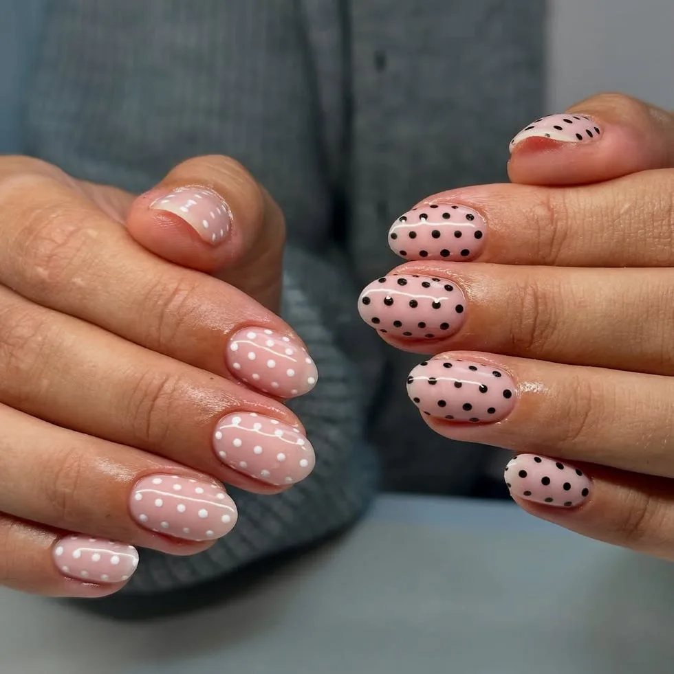 Are polka dots a good nail design for beginners