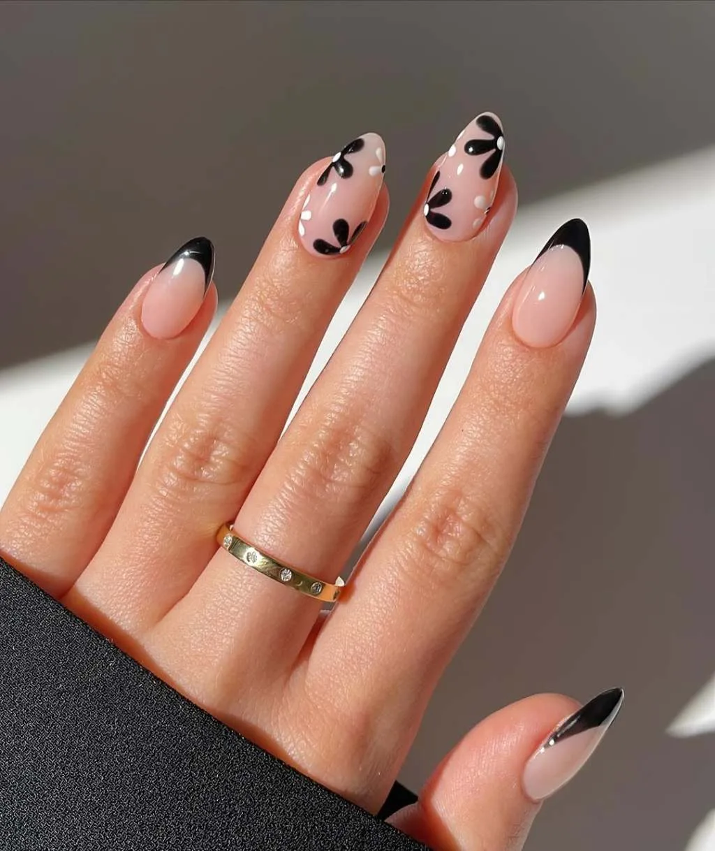 Are there different black French tip shapes