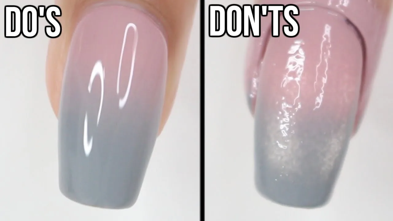 How can beginners achieve a simple ombre nail look