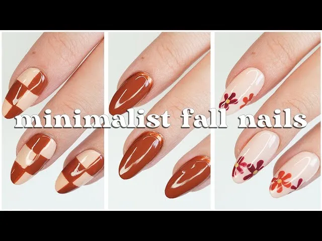 How can you create easy fall nail art designs at home