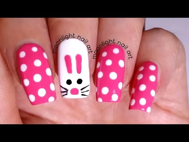 How to Create Simple Funny Bunny Nail Art How to Create Simple Funny Bunny Nail Art
