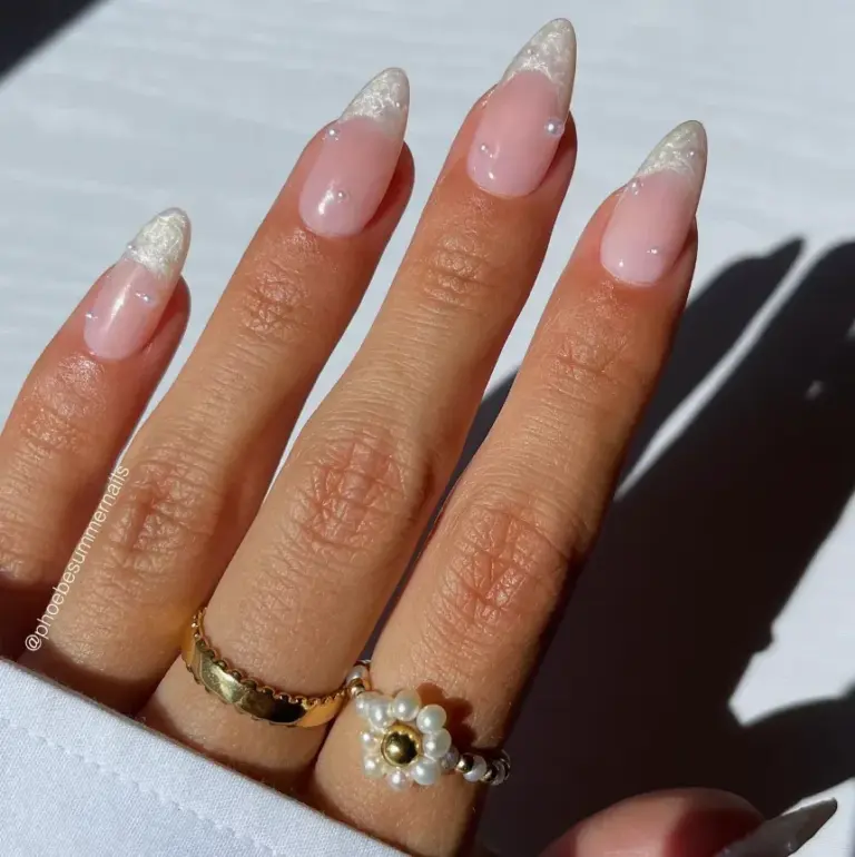 What are popular wedding nail ideas for brides
