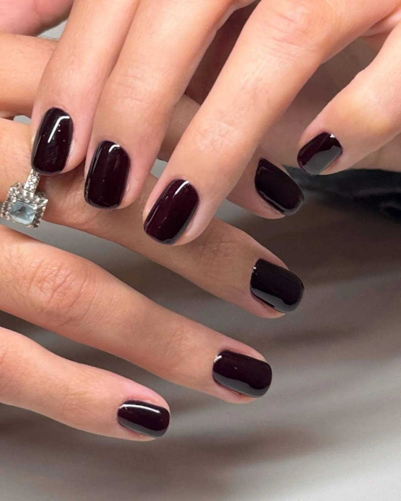 What are some classy dark nail colors