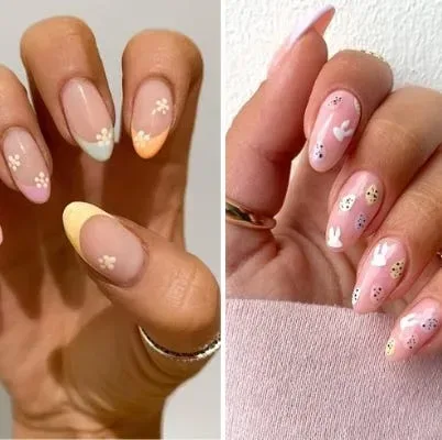 What are some cute pastel Easter nail ideas