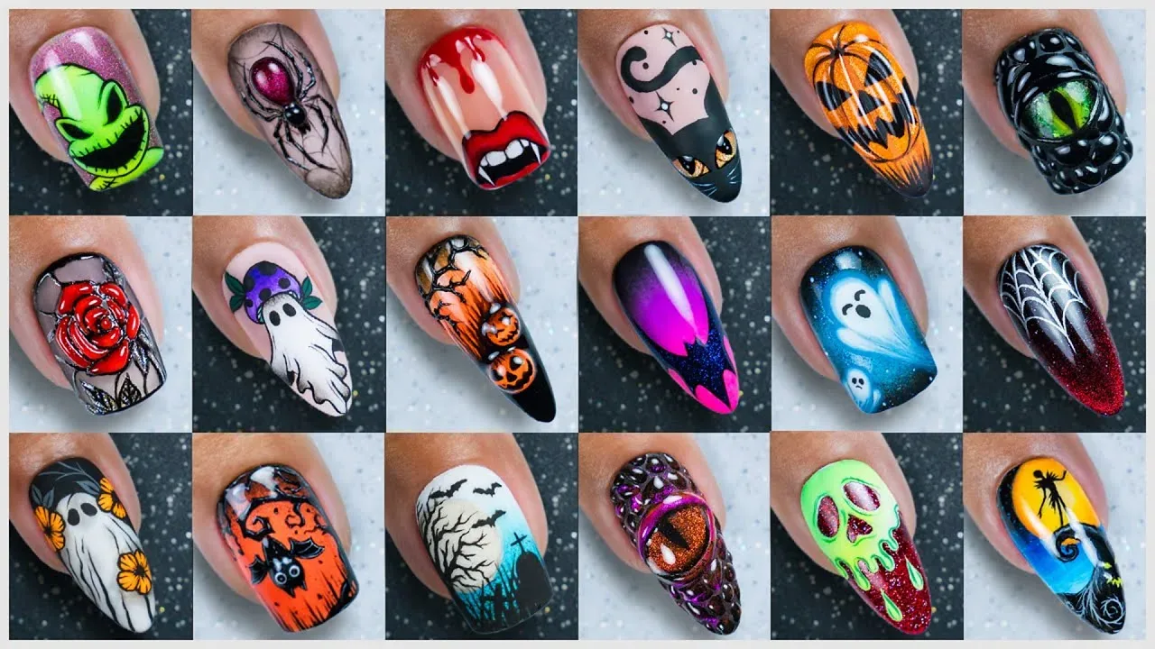 What are some spooky Halloween nail designs What are some spooky Halloween nail designs