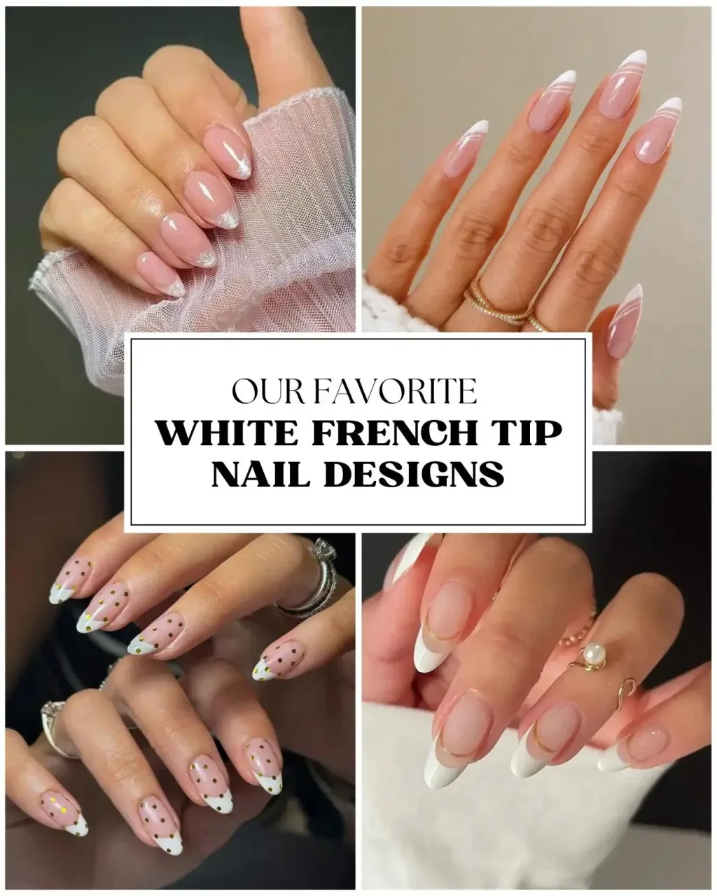What are the current trends in classic French nail designs