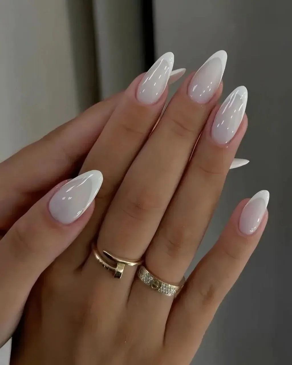 What are the current trends in white nail designs