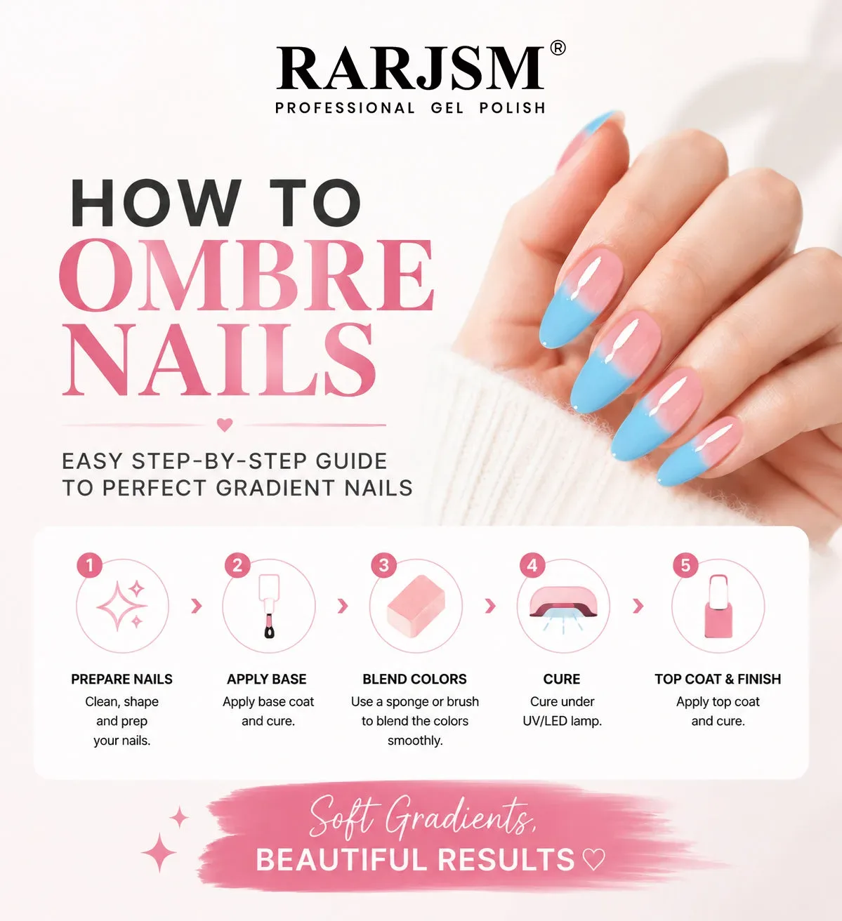 What are the different techniques for creating ombre nails What are the different techniques for creating ombre nails