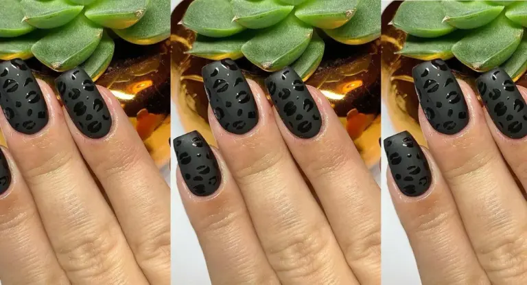What are the most popular black nail designs for a chic look