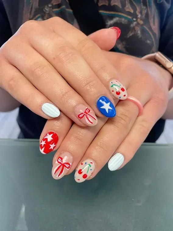 What are the most popular Fourth of July nail designs and ideas