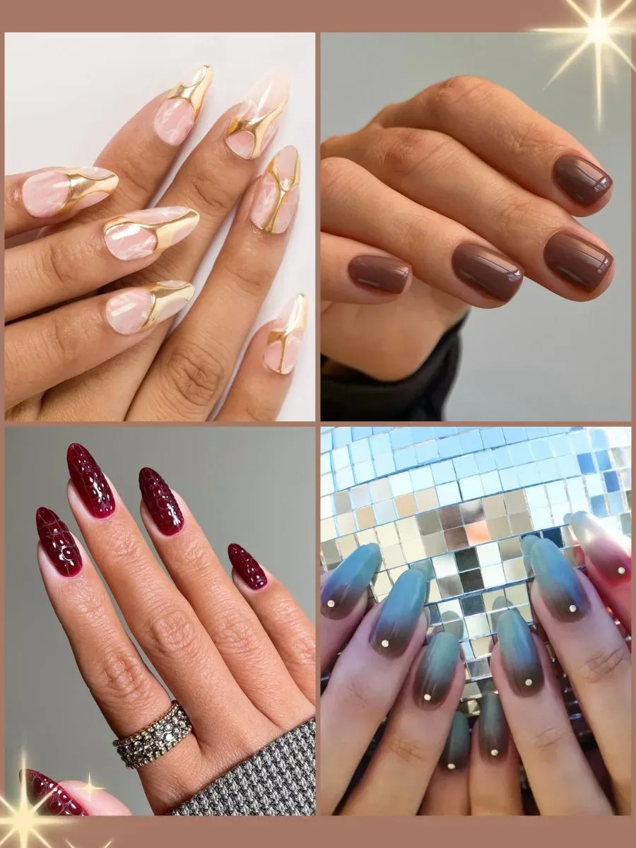 What are the trendiest New Year's nail colors for this season