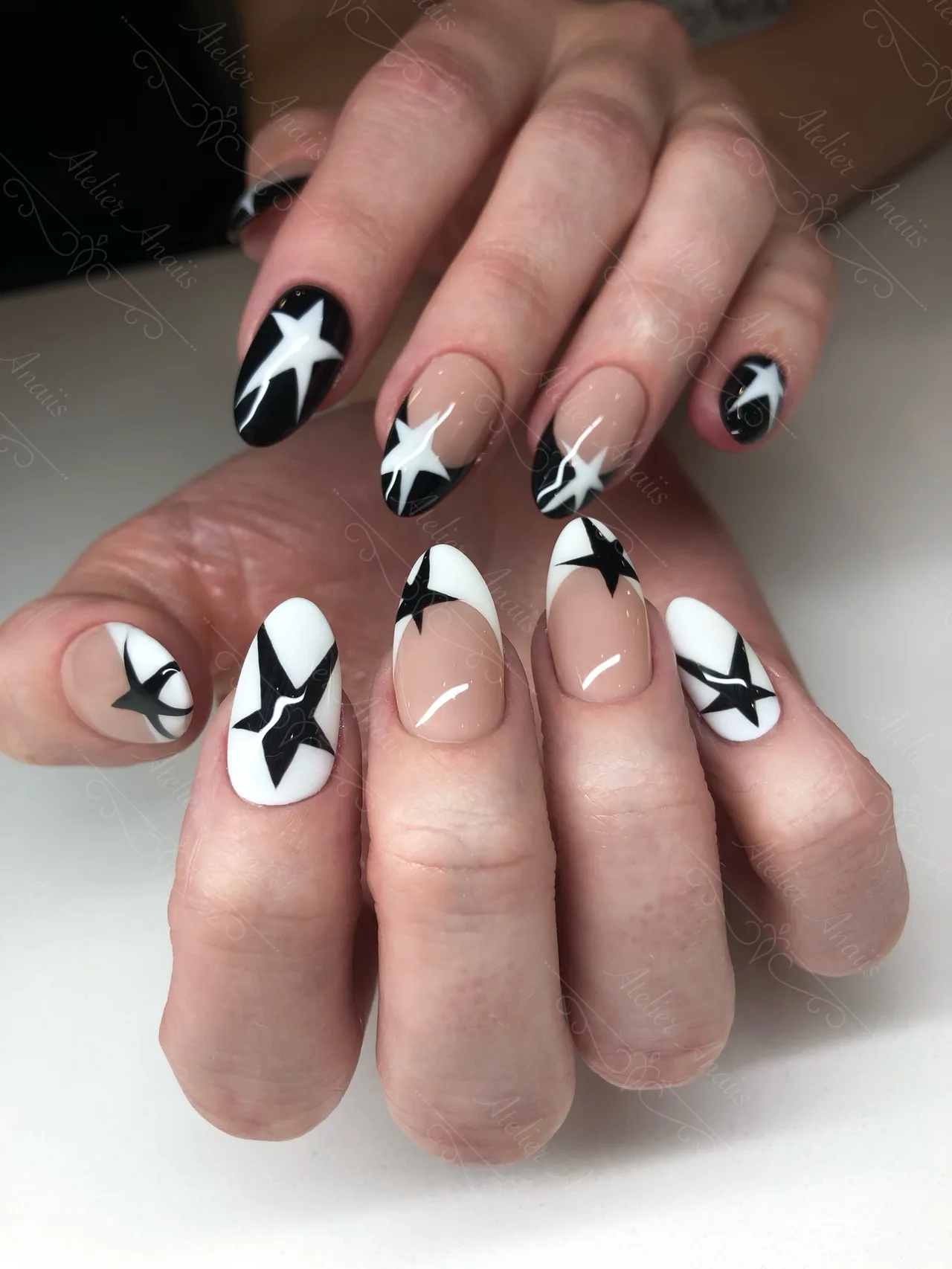 What is the meaning and symbolism behind a Black French Manicure