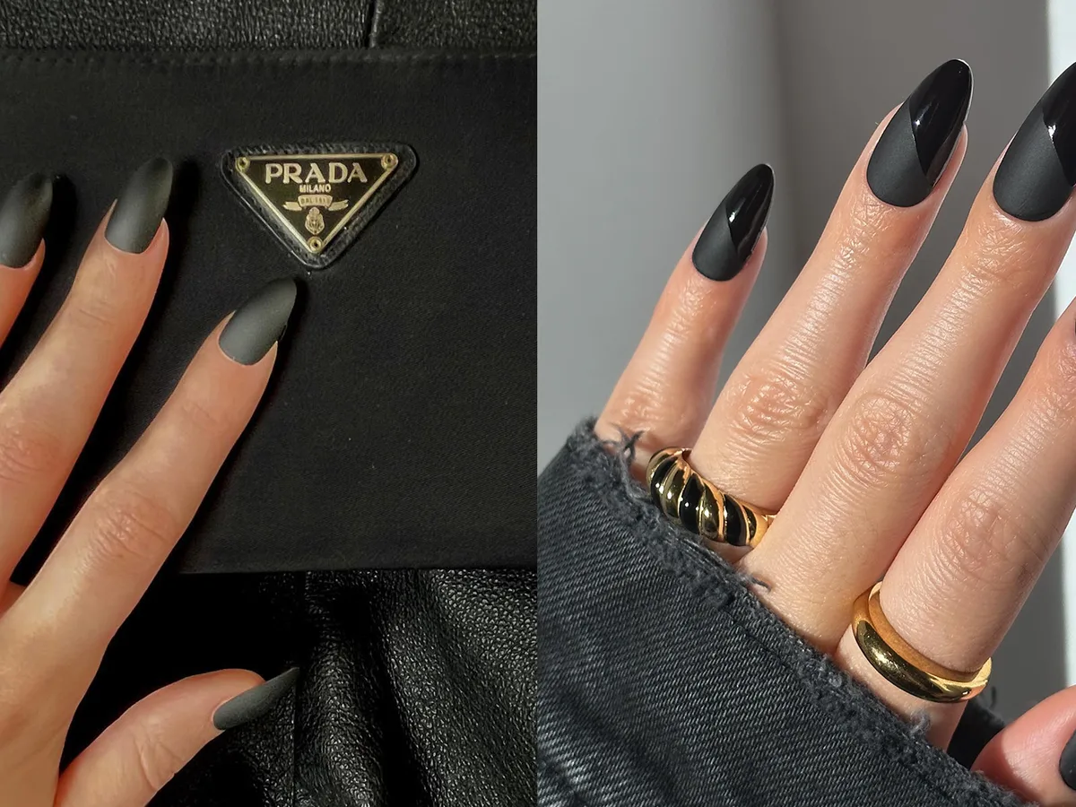 What makes matte black nails unique