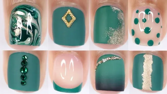 Which Green Nail Designs Are Best for Short Nails