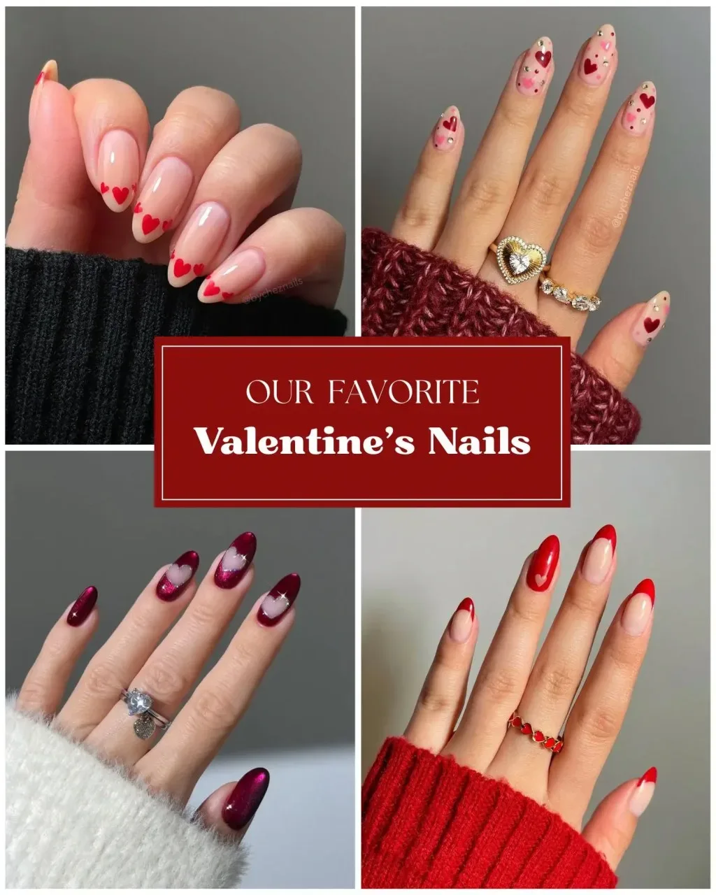 Which Valentine's Day nail designs are trending now